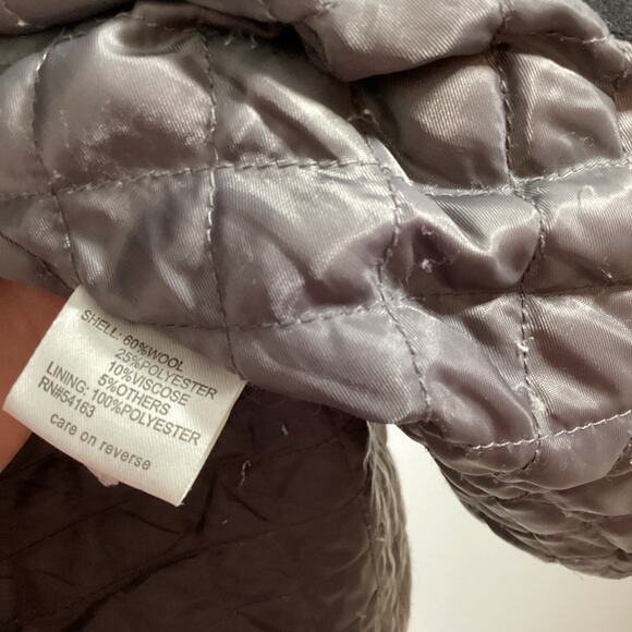 Calvin Klein Mens Jacket Coat Wool Blend Black Medium Minimalist Classic Fall - Picture 6 of 12